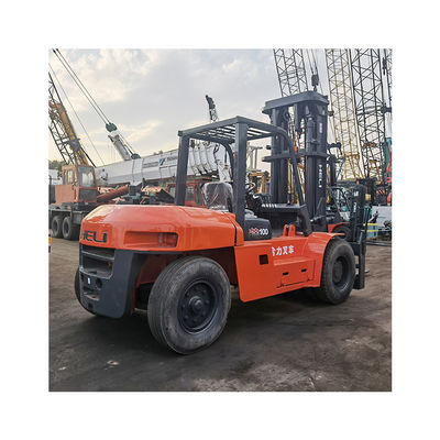 2012 Heli 10Ton Dieselmotor Gabelstapler mit 10000kg Kapazität und Routine Gabellänge