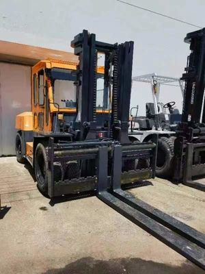 10 Tonnen TCM FD100 Gebrauchtgabelstapler mit Dieselmotor in gutem Zustand
