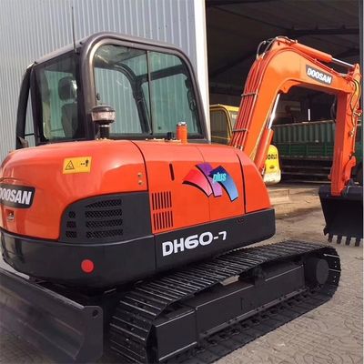 Südkorea Gebraucht Doosan DH60-7 60 60DX Kleiner Minibagger mit Original-Hydraulikpumpe