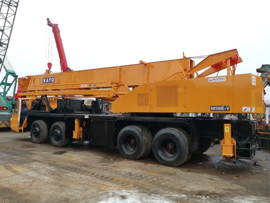 Japan verwendet Kato 50 Tonnen Kran NK500 2021 Jahr 50000 KG Gewicht 25 Tonnen mobiler Lkw-Kran