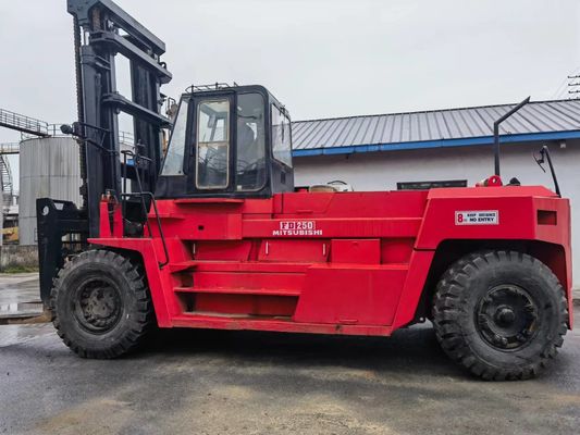Gebrauchtes Mitsubishi FD250 25 Tonnen Diesel Gabelstapler Gesamtgröße 3254*1086*2000