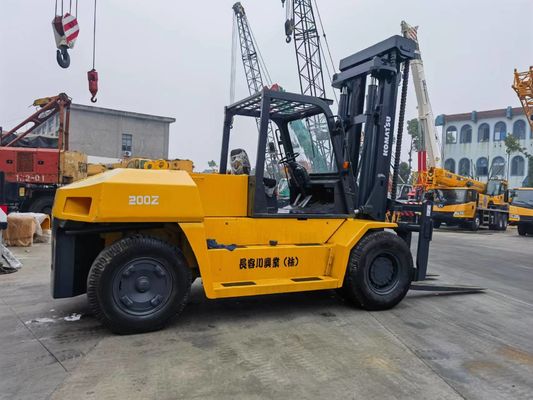 Komatsu 100% Japan Original FD200 20 Tonnen zweitgebrauchter Gabelstapler mit Gabelbreite von 550 mm