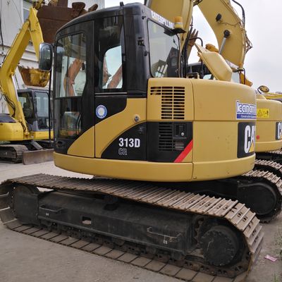 13TON Gebraucht Caterpillar 313D Digger Gebraucht Cat 312D 313D Crawler Bagger in Shanghai