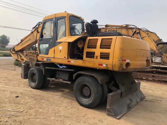 Hyundai 210W Schwerlastradbagger in ausgezeichnetem Zustand mit Originalmotor