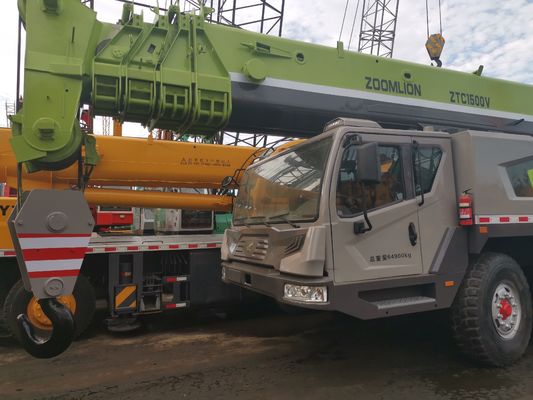 ZTC1500V QY150V 150 Tonnen Zoomlion Gebrauchtmobile Kranfahrzeug mit 2001-4000 Arbeitsstunden