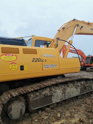 22000 KG Gebraucht Hyundai 220 220-5 Hydraulischer Bagger 22 Tonnen Betriebsgewicht