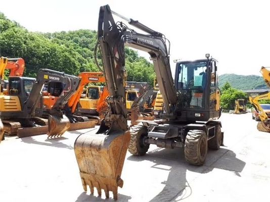 Gebrauchtes Volvo EW60-Radbagger mit gutem Zustand und anderer Eimerkapazität