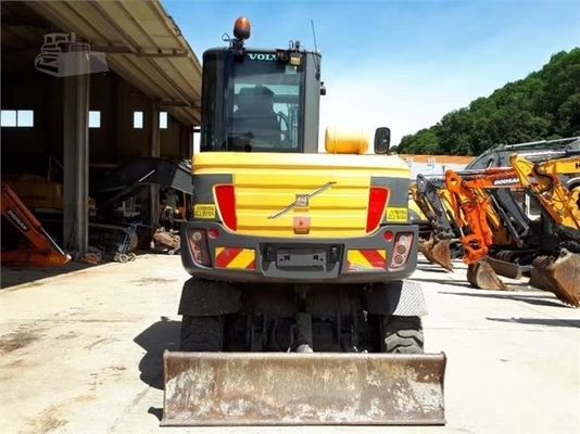 Volvo EW60 2 Tonnen Mini-Radbagger mit anderer Eimerkapazität in gutem Zustand