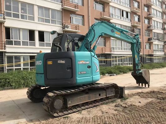 Ursprungszustand Kobelco SK70SR 7 Tonnen Gebraucht Crawler Bagger in gutem Zustand