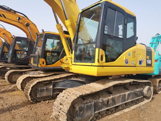 In gutem Zustand gebrauchte Komatsu PC160 Bagger mit Betriebsgewicht von 16000 kg