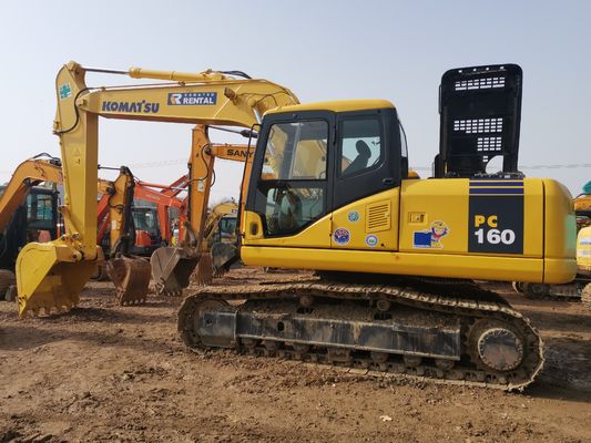 In gutem Zustand gebrauchte Komatsu PC160 Bagger mit Betriebsgewicht von 16000 kg