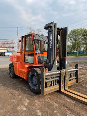 10 Tonnen HELI K100 Diesel-Gabelstapler mit seitlicher Schaltgabel Positionsmaschinenwerkstätten