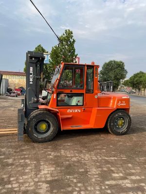 10 Tonnen HELI K100 Diesel-Gabelstapler mit seitlicher Schaltgabel Positionsmaschinenwerkstätten