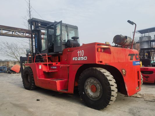 25 Tonnen TCM-Forklift FD250 Gebraucht-Longhua-Forklift mit Routineabmessungen