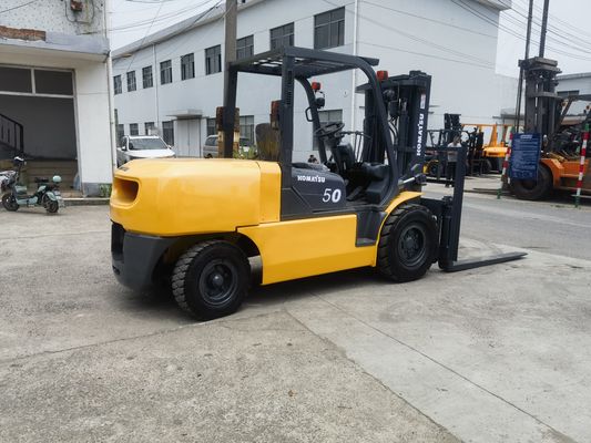 1200 mm Gabellänge Komatsu FD50 5 Tonnen Diesel Gabelstapler Japan 5t Gebraucht Gabelstapler Longhua
