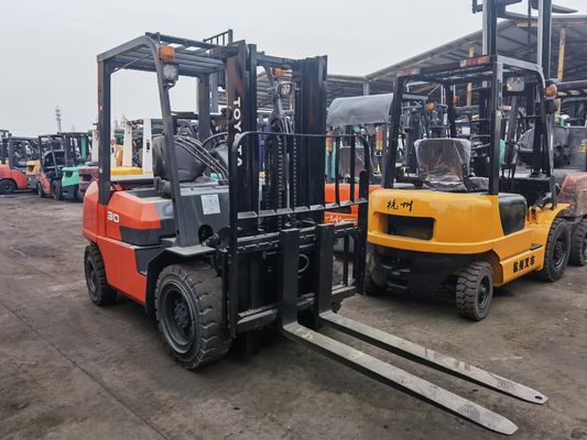 3000 kg Gewicht Gebraucht Toyota FD30 Gabelstapler mit Klemmseitenverschiebung Links und Rechts