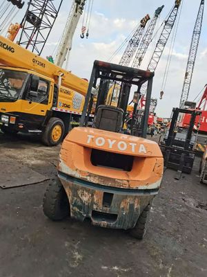 Original Repaint Toyota Japan 5 Tonnen 7F50 Hydraulischer Gabelstapler mit Gabellänge
