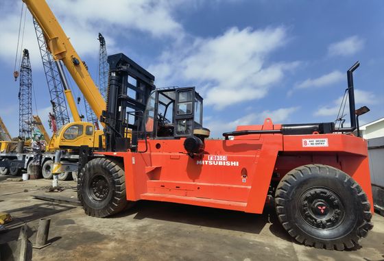 Gebrauchtes 35 t Mitsubishi FD350 Gabelstapler für Baustoffwerkstätten 15-25 Tonnen Diesel