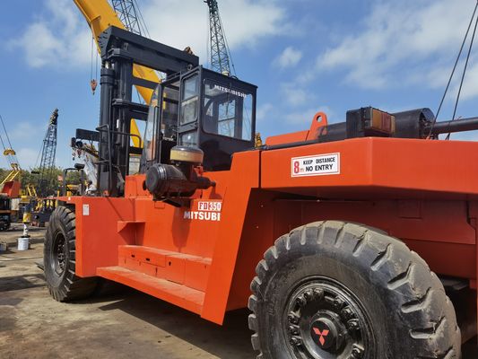 Gebrauchtes 35 t Mitsubishi FD350 Gabelstapler für Baustoffwerkstätten 15-25 Tonnen Diesel