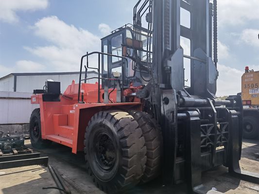 Gebrauchtes 35 t Mitsubishi FD350 Gabelstapler für Baustoffwerkstätten 15-25 Tonnen Diesel