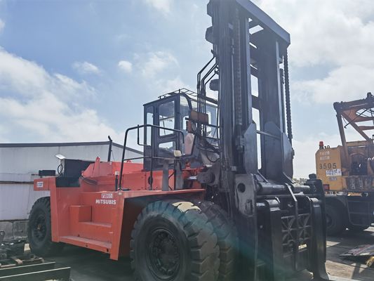 Gebrauchtes 35 t Mitsubishi FD350 Gabelstapler für Baustoffwerkstätten 15-25 Tonnen Diesel
