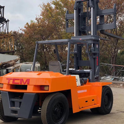 Gebrauchtes TCM FD100-Forklift 10 Tonnen Diesel-Forklift in gutem Zustand für Lebensmittel und Getränke
