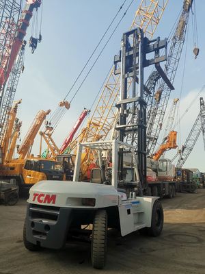 10 Tonnen TCM FD100 Diesel Gabelstapler gut und mit Routine-Gabelbreite