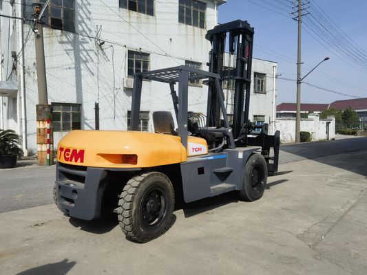 TCM FD100 10T Gebraucht Diesel Gabelstapler 5m Mast 6 Meter hoch mit Seitenverschiebung 10000 KG Gewicht