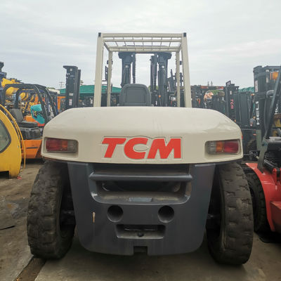 10 Tonnen 3 m Gabelstapler Gebrauchtes TCM FD100 Gabelstapler mit Dieselmotor und Routinegabellänge