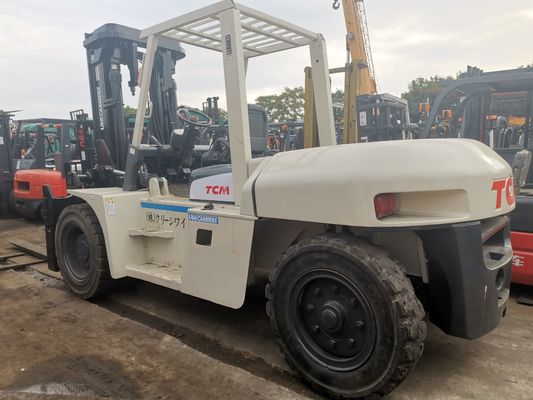 10 Tonnen TCM Gabelstapler FD100 mit Dieselmotor in Shanghai Japan Gebrauchtwaren und Bekleidungswaren