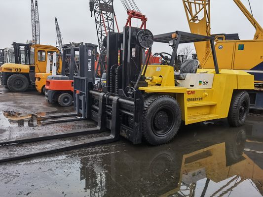 TCM FD100 10 Tonnen Diesel-Forklift mit 3m Hebhöhe und 4,5m Forkbreite in Shanghai