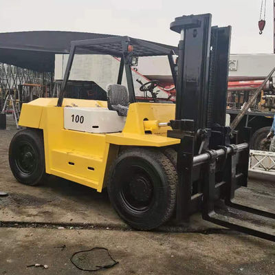 Shanghai Industriezone Verkauf Japan Gebraucht TCM 10 Tonnen FD100 Hochmast Gabelstapler