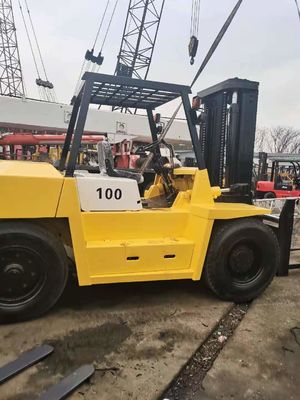 Shanghai Industriezone Verkauf Japan Gebraucht TCM 10 Tonnen FD100 Hochmast Gabelstapler