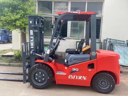 HELI 10Ton Diesel Gabelstapler CPCD100 mit seitlich verschiebbarem Gabelpositionator in Shanghai Direct