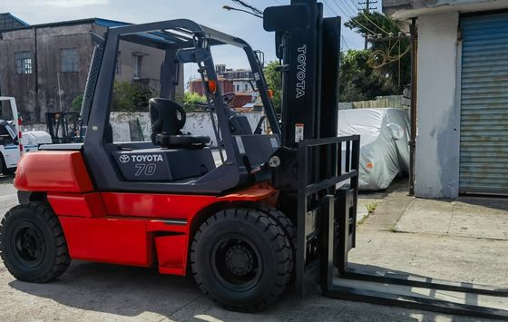 7 Tonnen Diesel-Forklift mit EPA-Zertifizierung und Toyota ISUZU Motor Routine-Forklänge