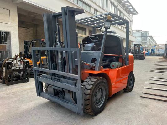 Gebrauchtes Hubschrauber-Forklift-LKW Diesel CPCD50 5 Tonnen mit Seitenverschiebungszylinder 3 Tonnen 8 Tonnen 10 Tonnen Gabelstapler für Hafenlager