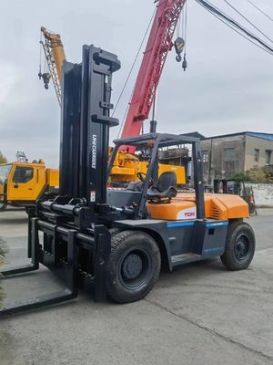 Gewicht KG 10000 kg in gutem Zustand Tcm 10 Tonnen Gabelstapler FD100 Gebraucht Stacker Original Japan