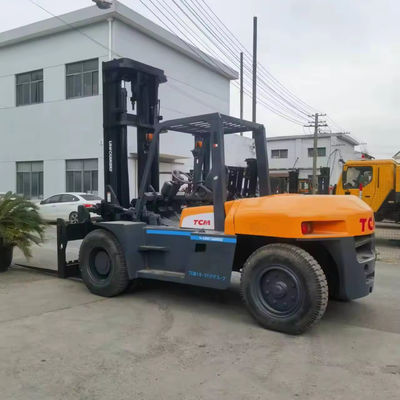Gewicht KG 10000 kg in gutem Zustand Tcm 10 Tonnen Gabelstapler FD100 Gebraucht Stacker Original Japan