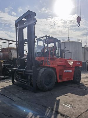 Erleben Sie eine überlegene Leistung mit einem gebrauchten 25 Tonnen schweren Mitsubishi FD250-Dieselgabel
