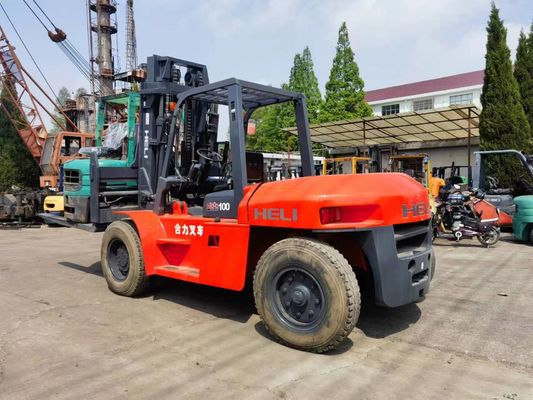 Heli FD100 10 Tonnen Gabelstapler Gebrauchszustand 10000 kg Gewicht Dieselmotor Energiequelle