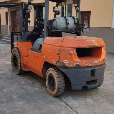 Gebrauchtes Toyota FD50 Gabelstapler 5 Tonnen mit 5000 KG Gewicht und gute Arbeit in gutem Zustand