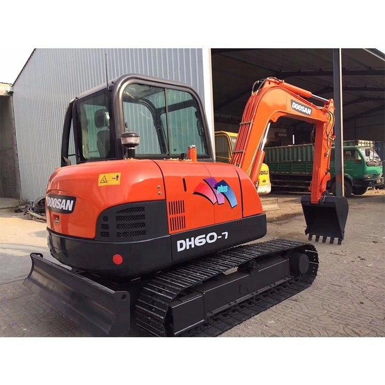 Südkorea Gebraucht Doosan DH60-7 60 60DX Kleiner Minibagger mit Original-Hydraulikpumpe