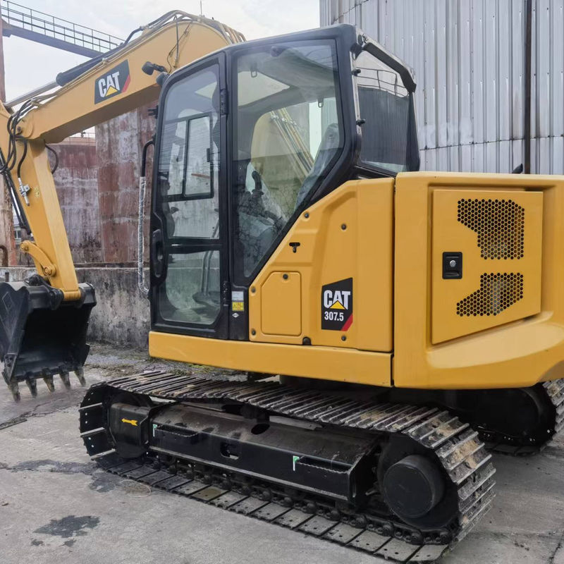 Gebrauchtes Baggerzeugnis CAT 307.5 mit Original-Hydraulikventil und Gummibändern aus Japan
