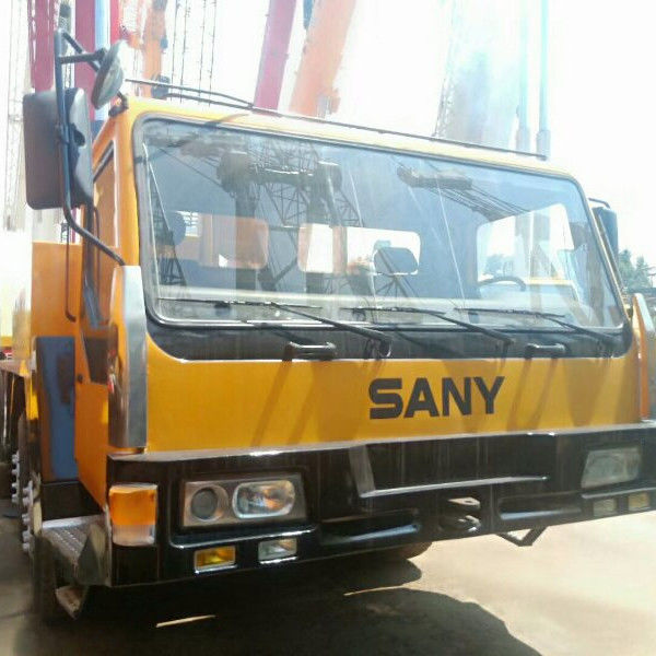 Gebraucht SANY Lkw-Kran 55 Tonnen mit Original-Hydraulikventil in gutem Zustand