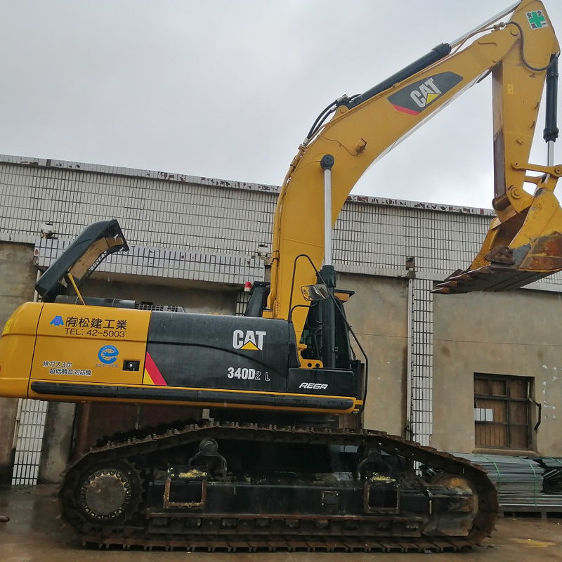 1M3 Eimerkapazität CAT Crawler Bagger 340D2 340 342D2 mit 2001-4000 Arbeitsstunden