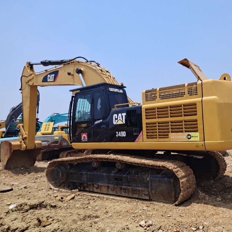 Niedrige Arbeitszeit CAT 349D Hydraulischer Crawler Bagger 49TON mit Originalmotor
