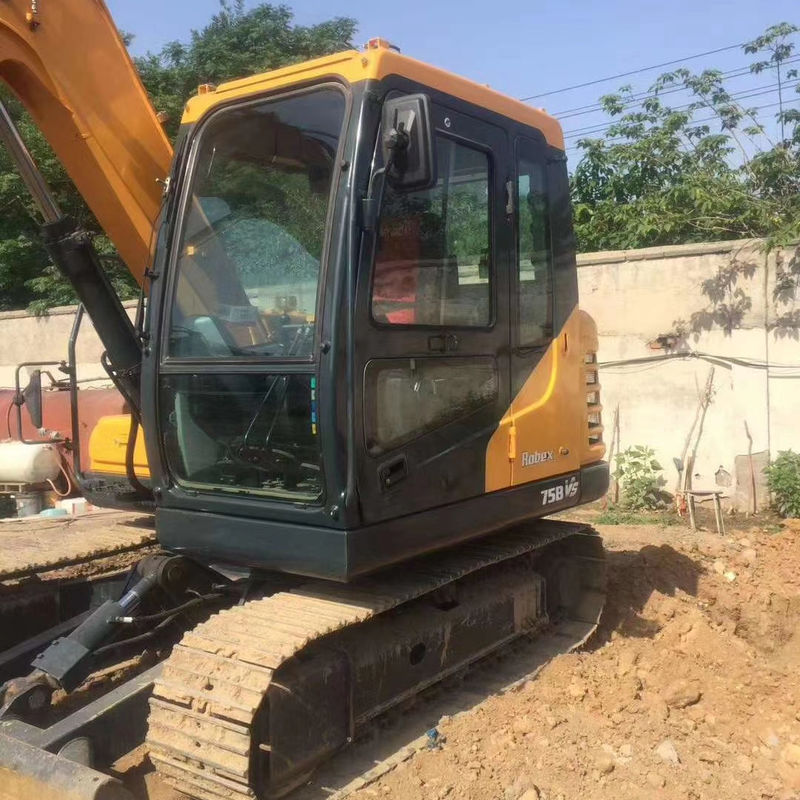 4m3 Eimer Kapazität Boutique HYUNDAI 75 Crawler Bagger Gebraucht Baumaschinen