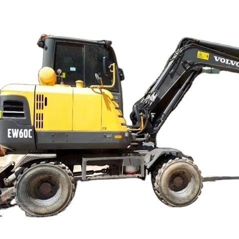 Gebrauchtes Volvo EW60-Radbagger mit gutem Zustand und anderer Eimerkapazität