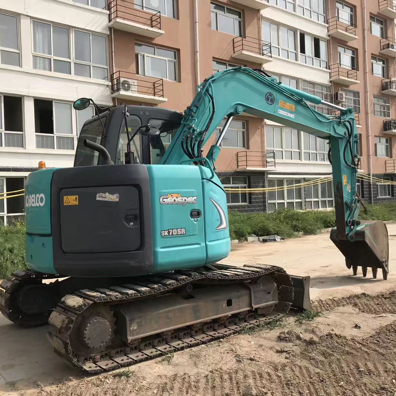 Gebrauchtes Kobelco SK70SR-Crawlerbagger mit Nennlast von 3 Tonnen