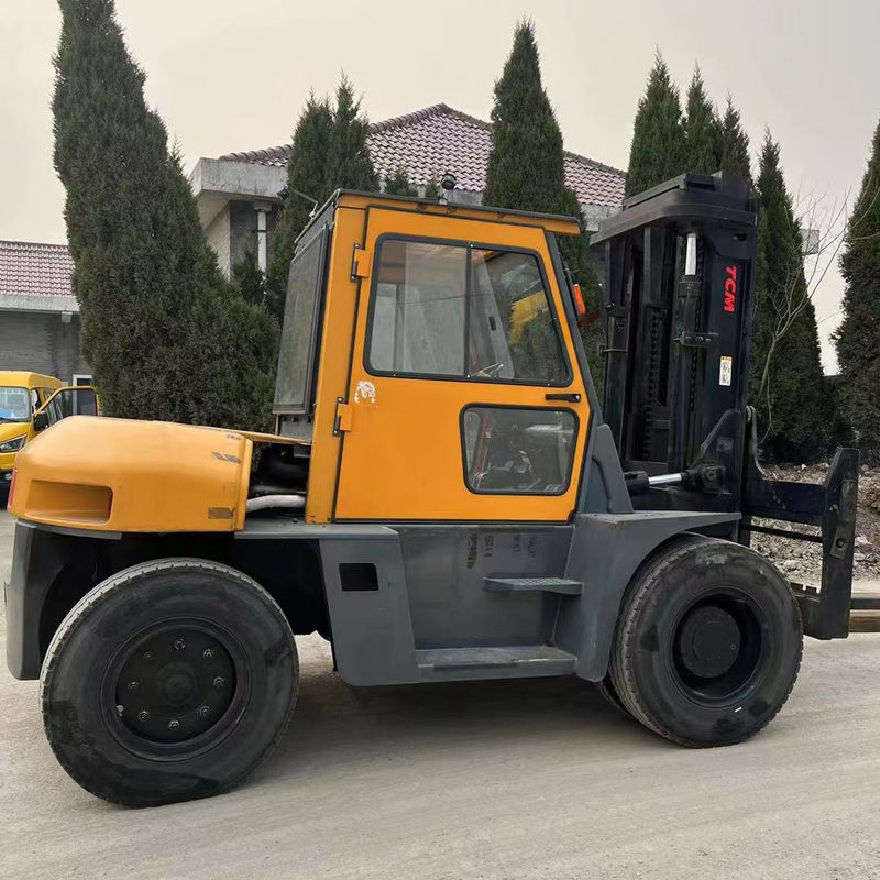 8 Tonnen TCM FD80 Gabelstapler in Shanghai mit üblichen Abmessungen und Gabelbreite